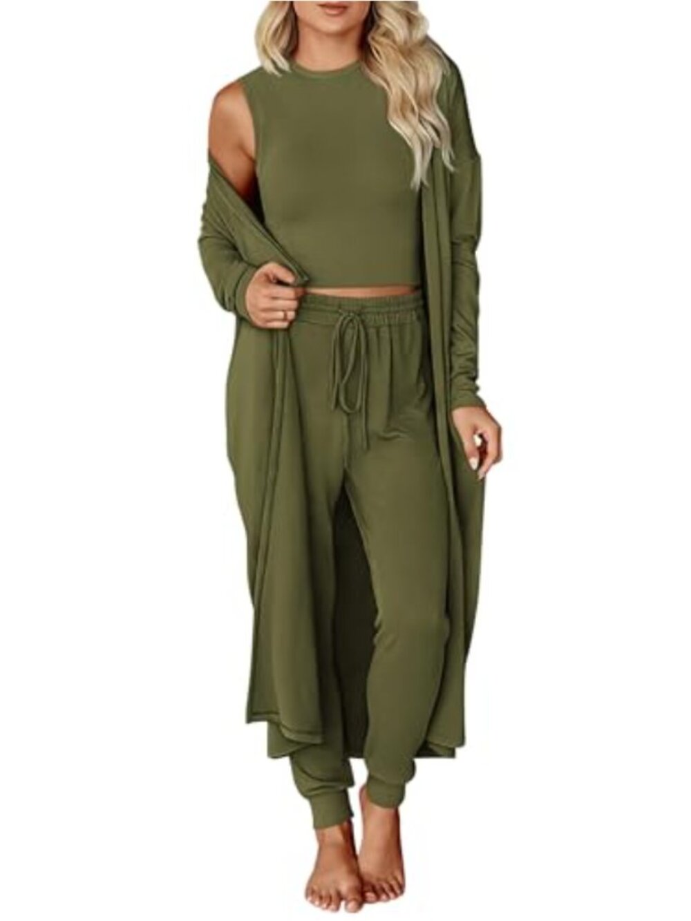 3 Piece Lounge Set for Women Airport Travel Outfit
